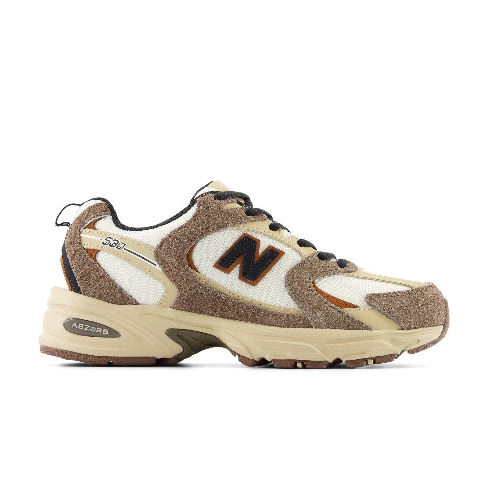 New Balance Unisex 530 Sneakers Brown Beige Size 8